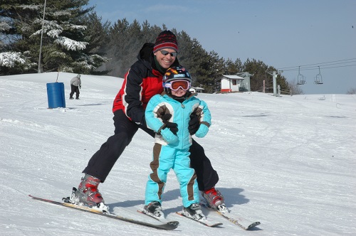 Teach your child to ski
